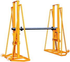 Hydraulic cable drum stand cable support - Auxiliary devices - Electric Power Tools - Machinery of Power - Nepal Kathmandu